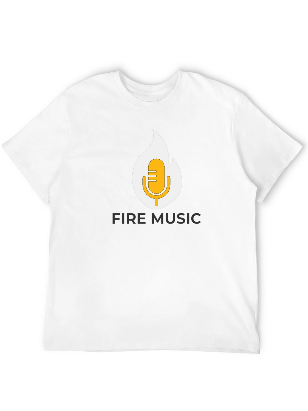Fire Music T-Shirt - Black Graphic Tee