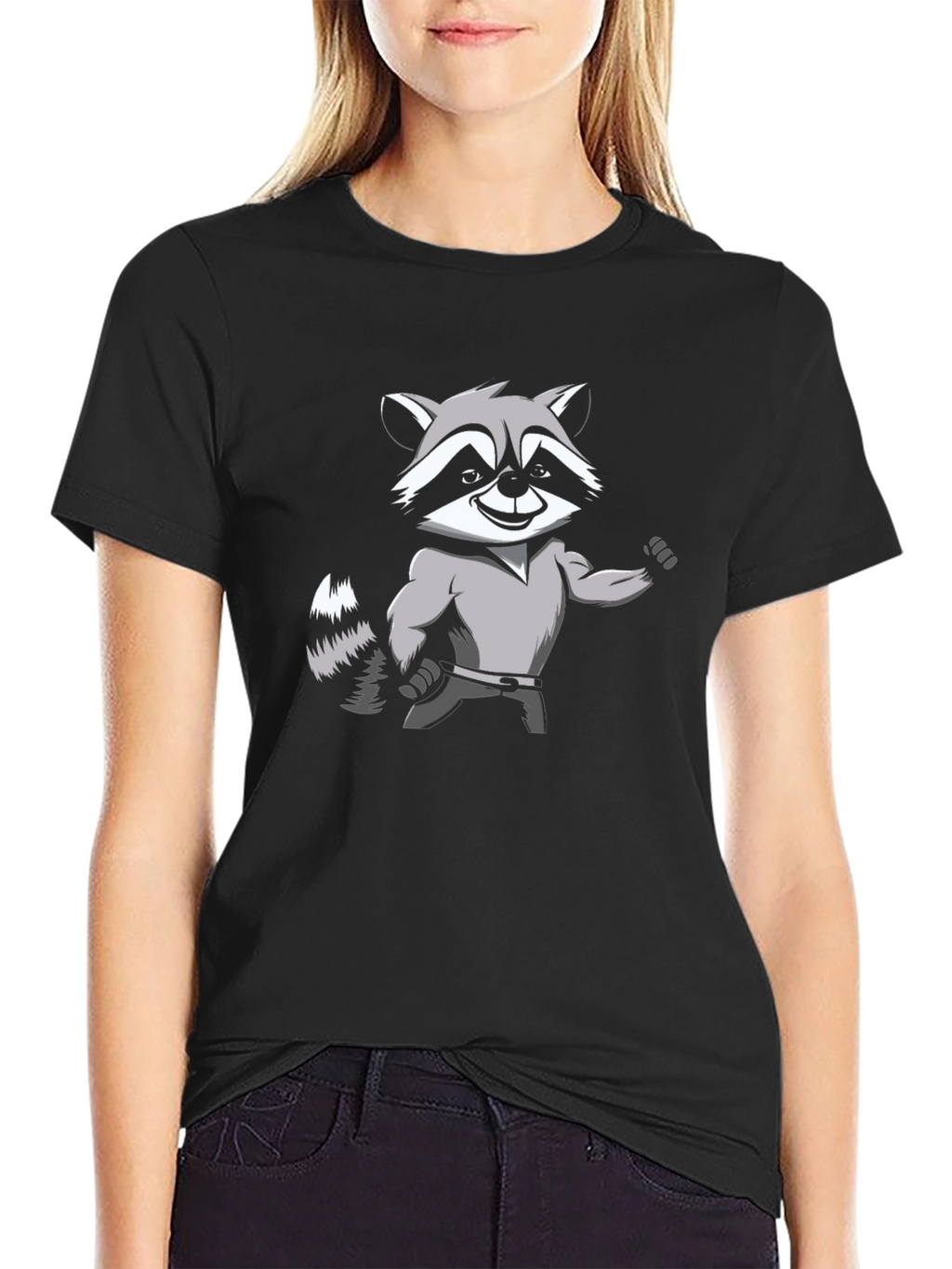 Raccoon Muscle Shirt