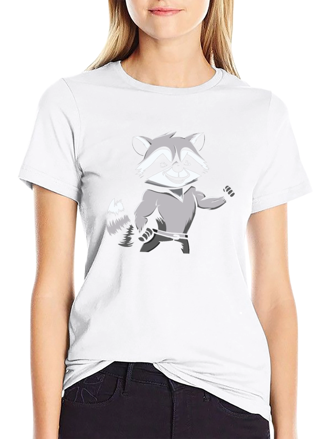 Raccoon Muscle Shirt