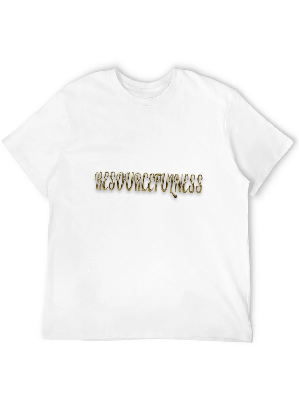 Resourcefulness Graphic Tee - Black Casual T-Shirt
