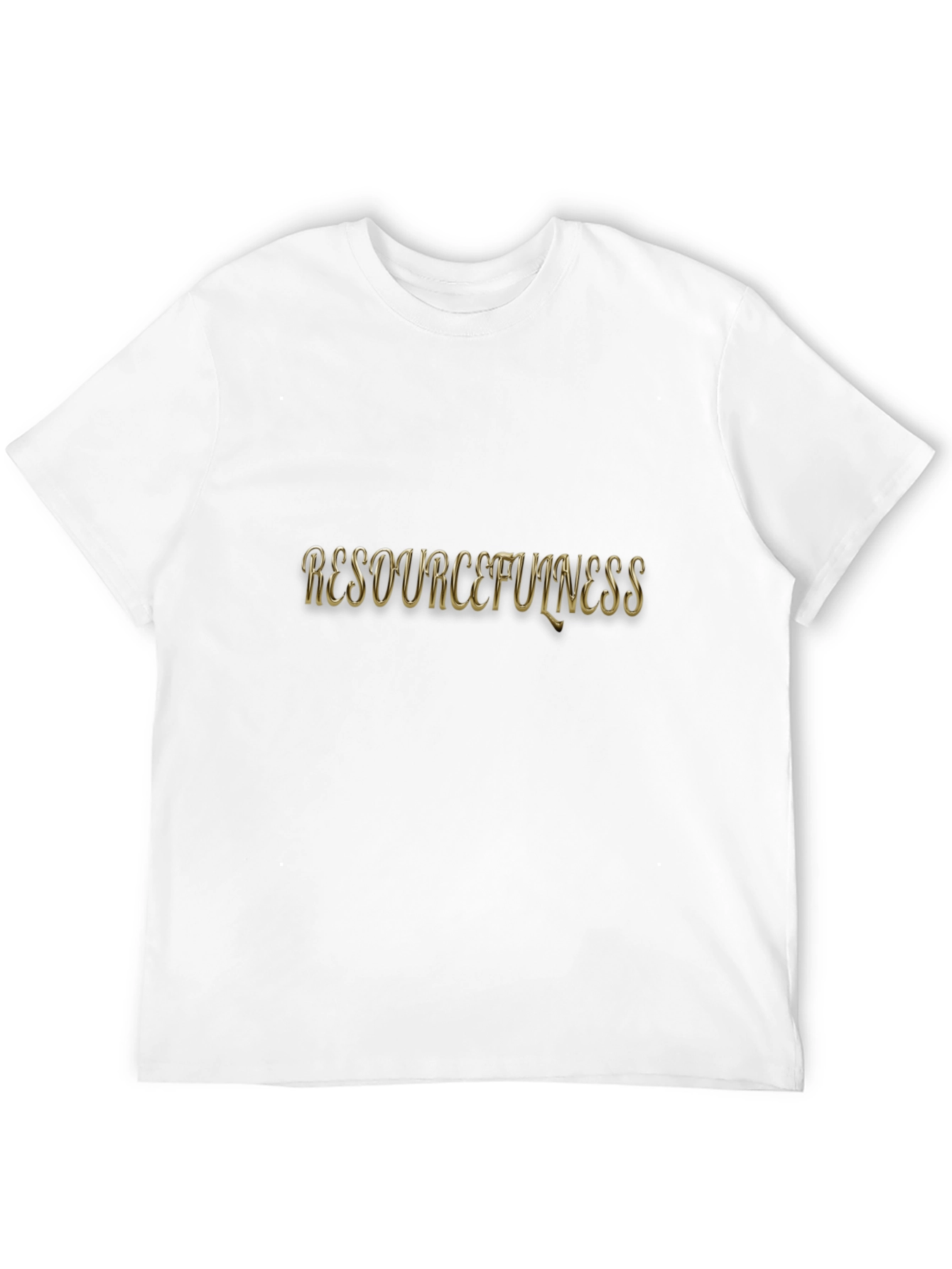 Resourcefulness Graphic Tee - Black Casual T-Shirt
