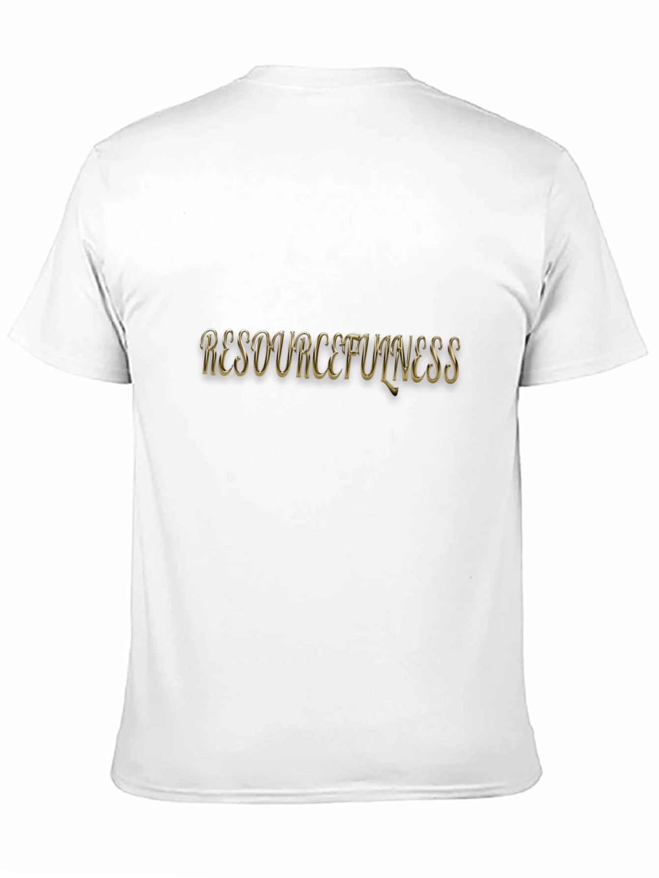 Resourcefulness Graphic Tee - Black Casual T-Shirt