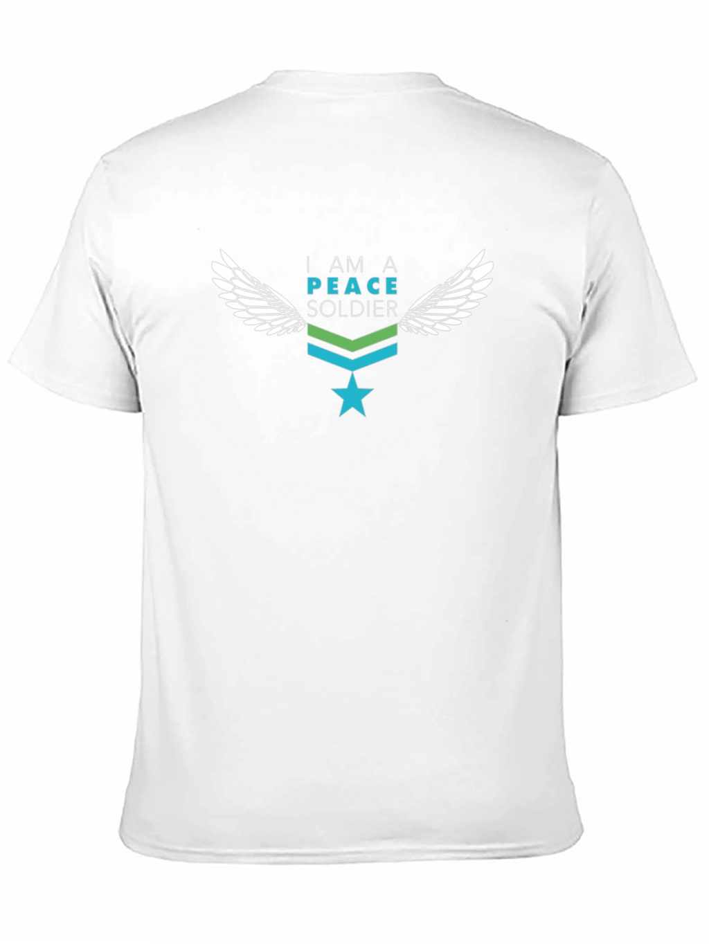 Peace Soldier Graphic T-Shirt - Black