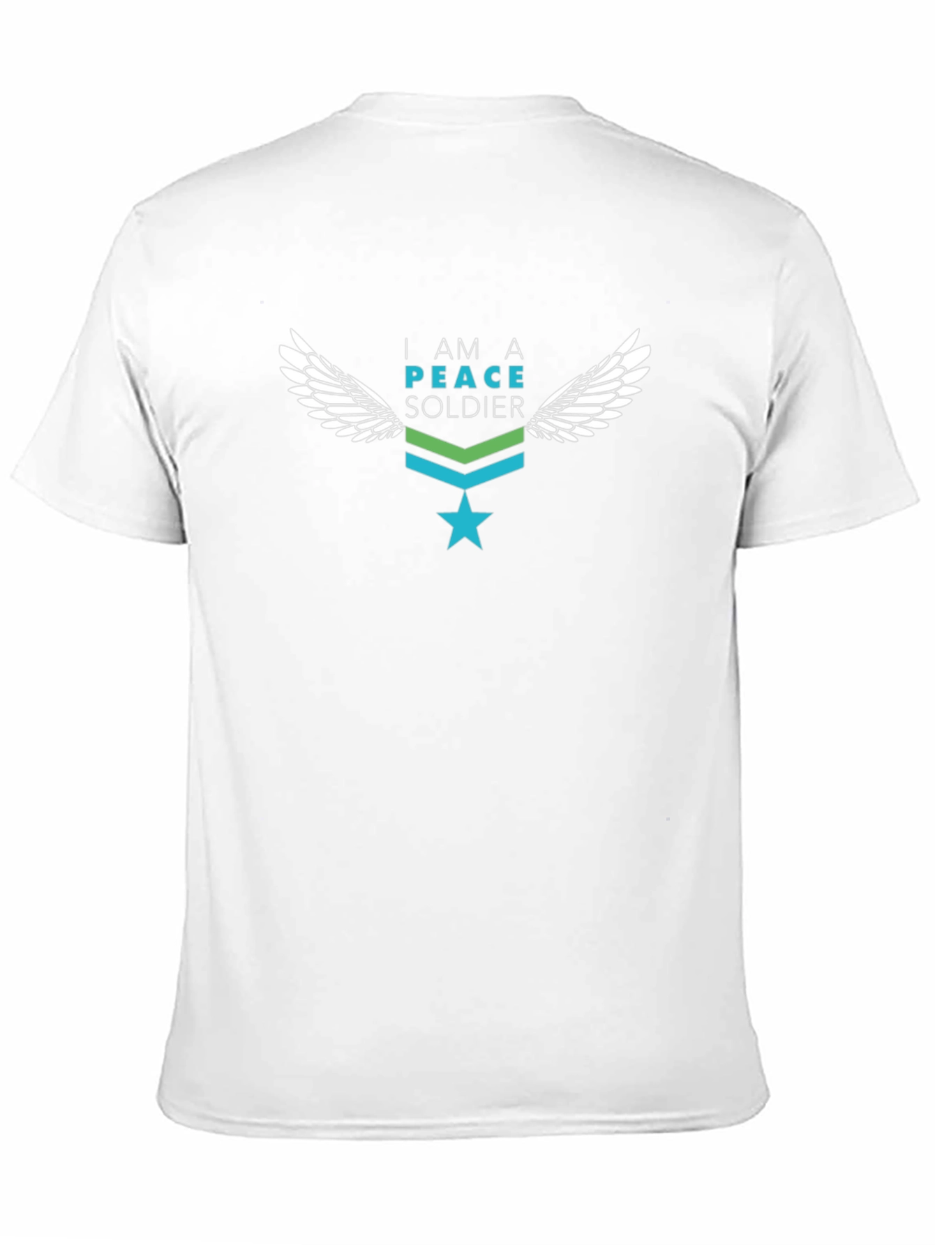 Peace Soldier Graphic T-Shirt - Black