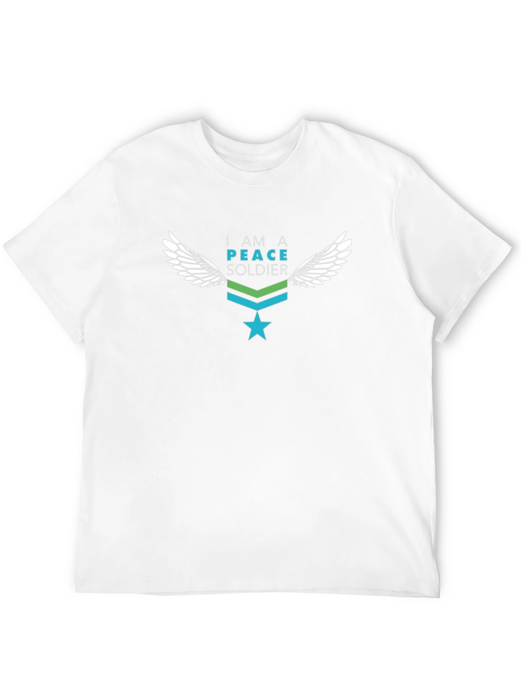 Peace Soldier Graphic T-Shirt - Black