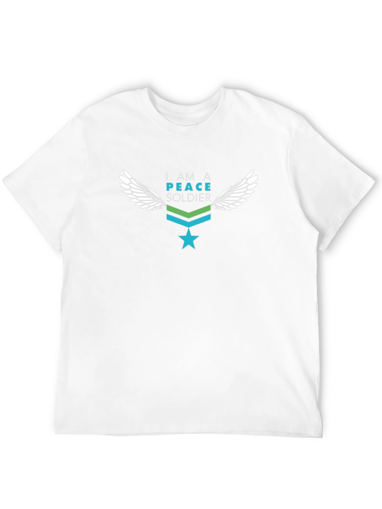Peace Soldier Graphic T-Shirt - Black