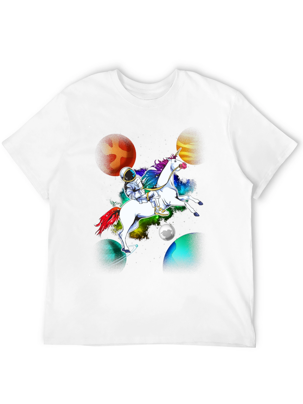 Astronaut Unicorn Galaxy T-Shirt