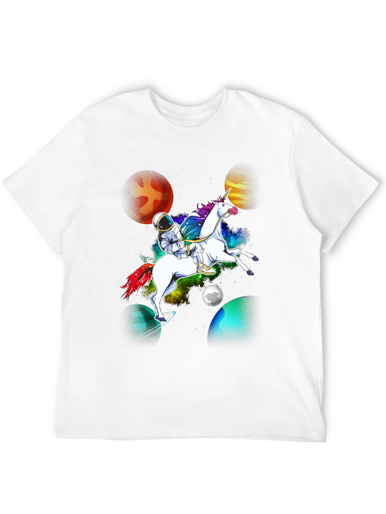 Astronaut Unicorn Galaxy T-Shirt