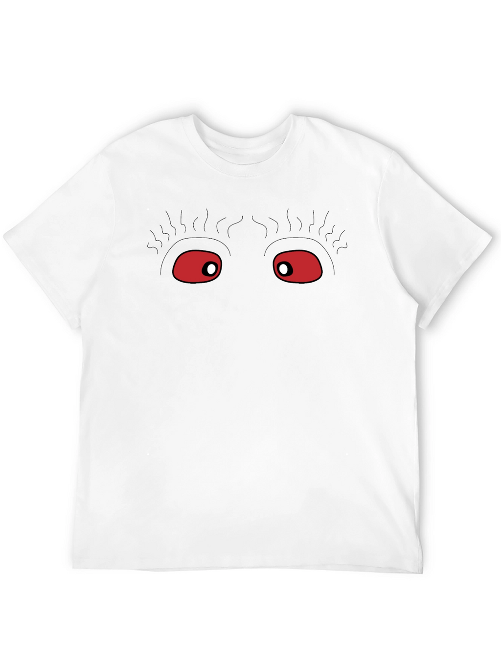 Eerie Eyes Graphic Black T-Shirt