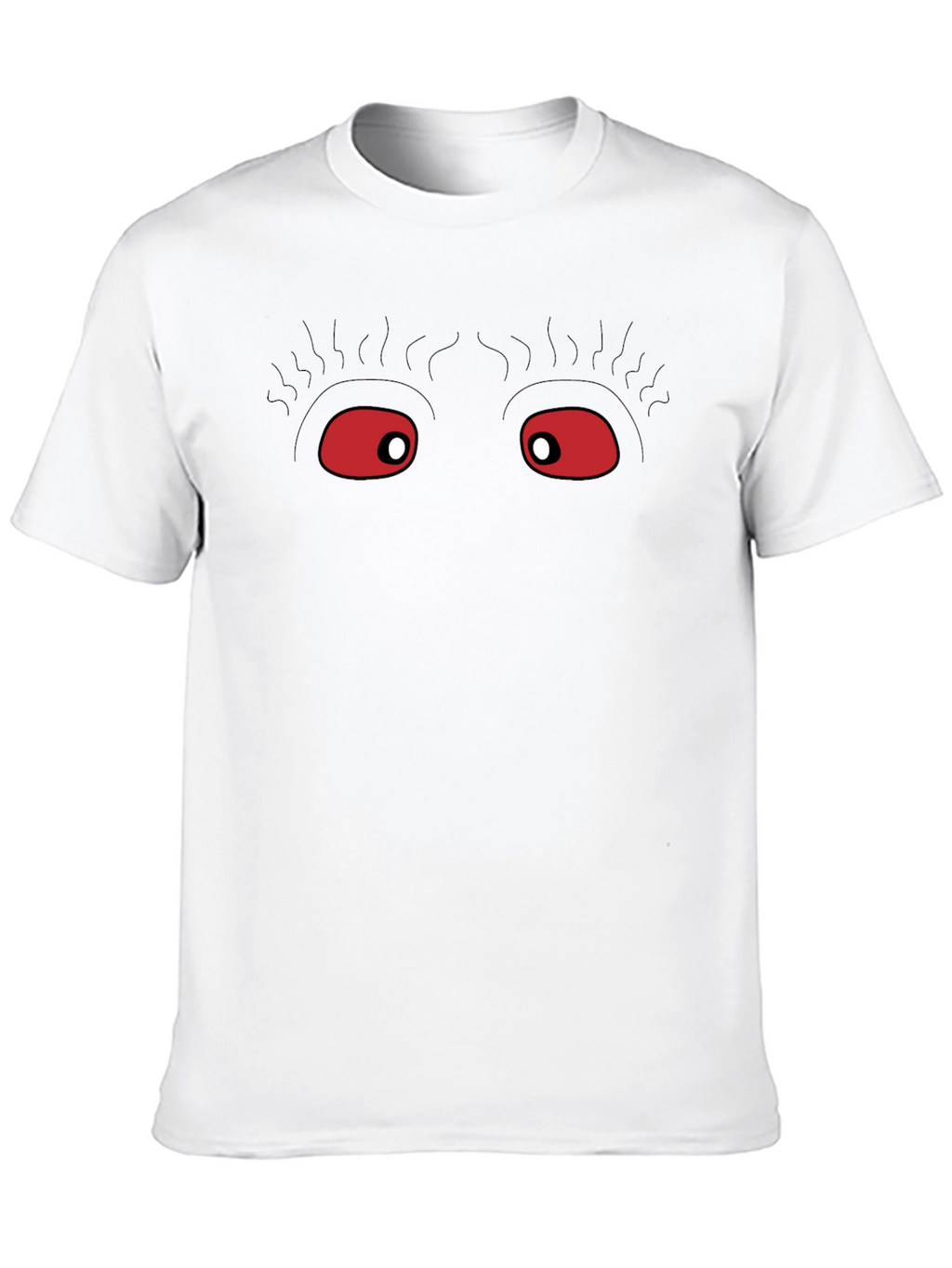 Eerie Eyes Graphic Black T-Shirt