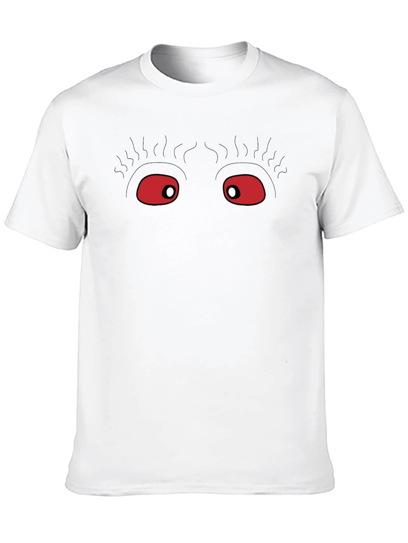 Eerie Eyes Graphic Black T-Shirt