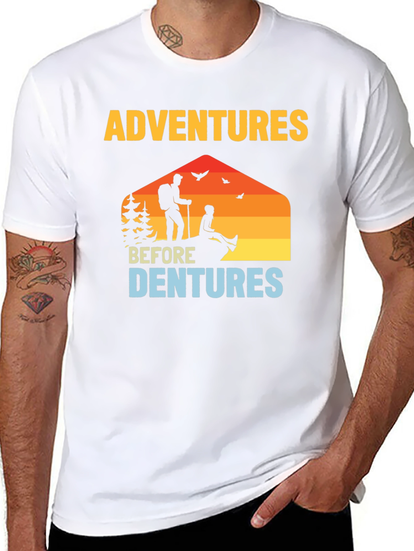 Adventures Before Dentures Graphic T-Shirt