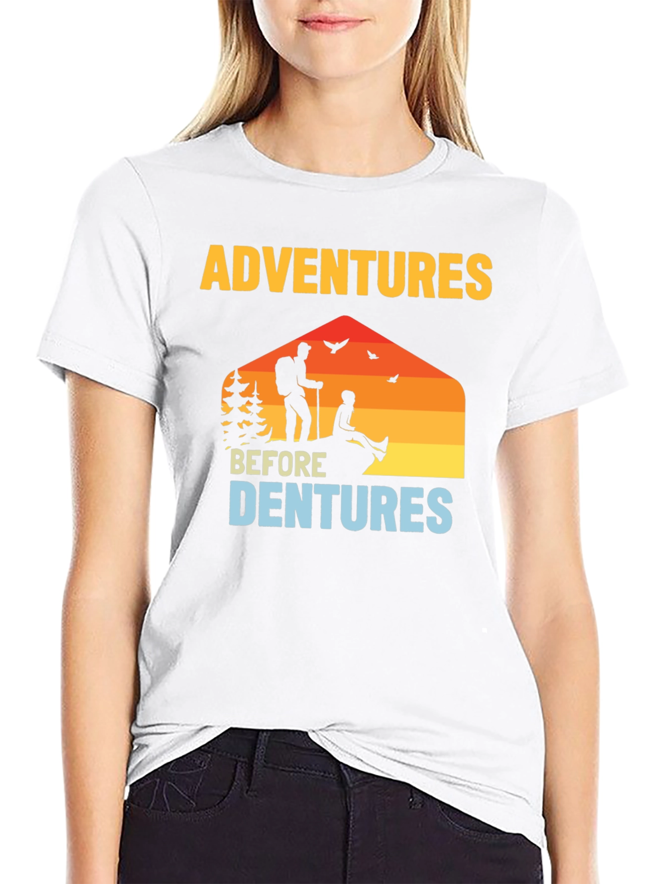 Adventures Before Dentures Graphic T-Shirt
