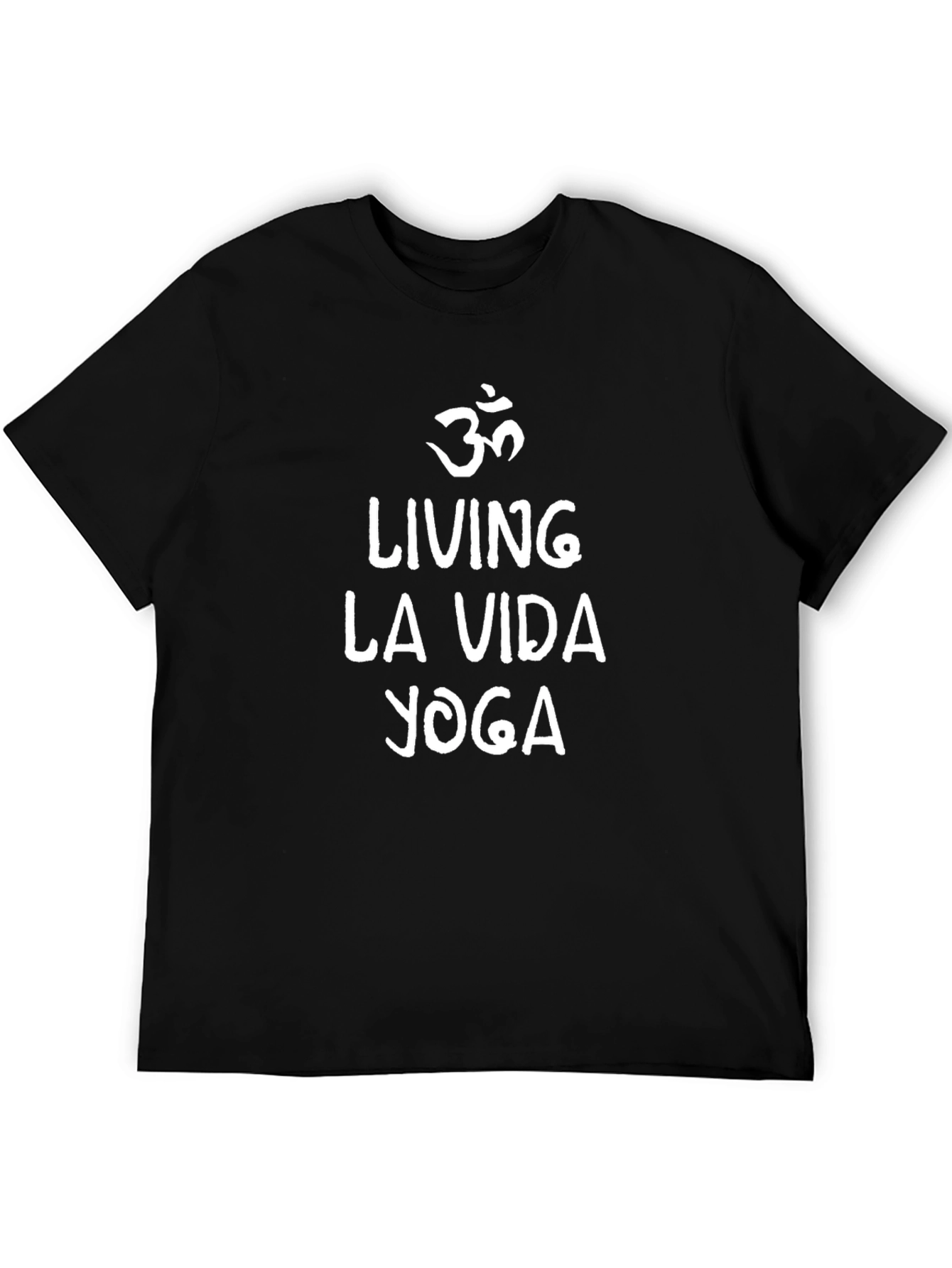 Living La Vida Yoga Black T-Shirt