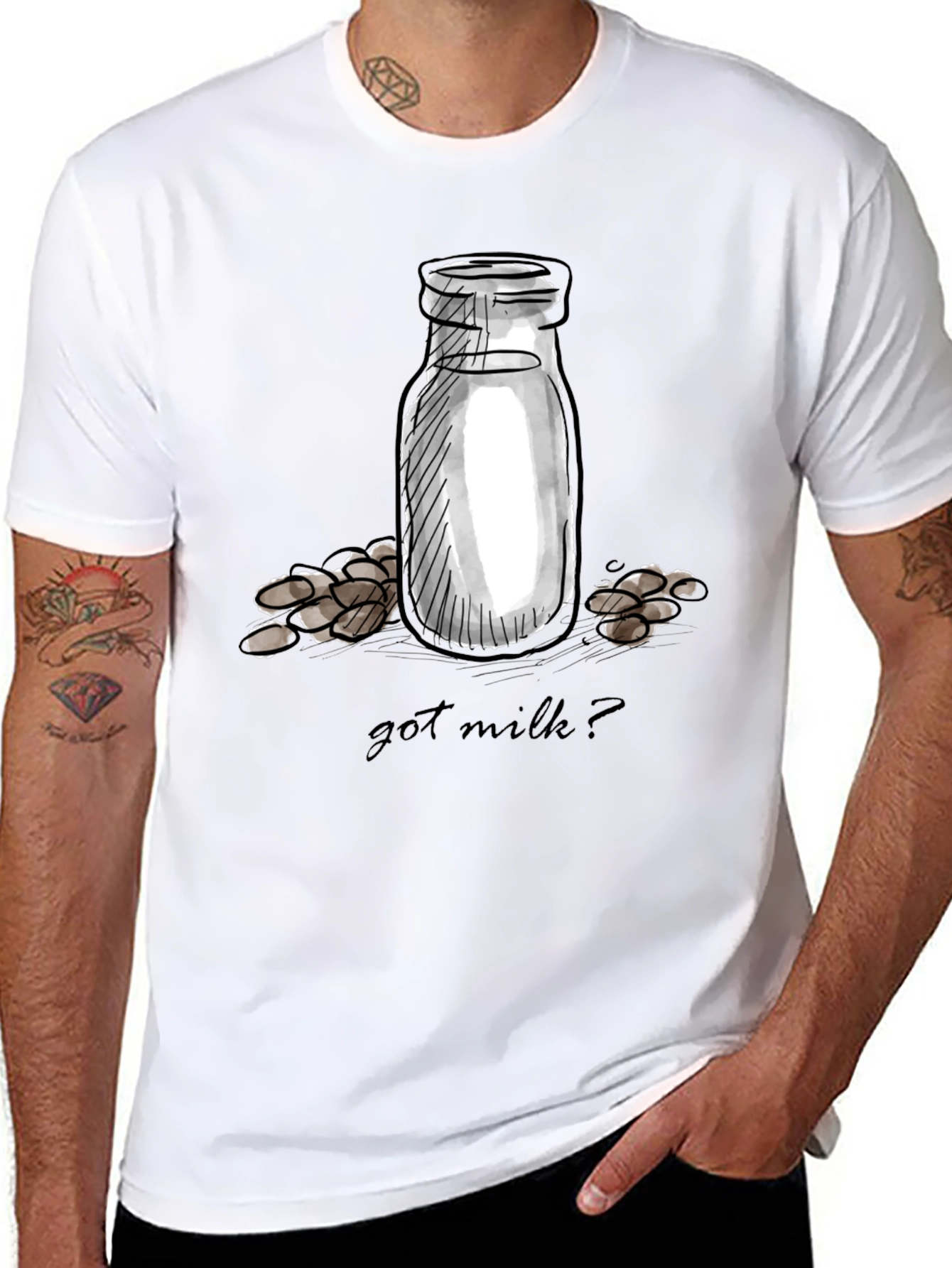 Got Milk? Graphic Tee - Quirky Comfort