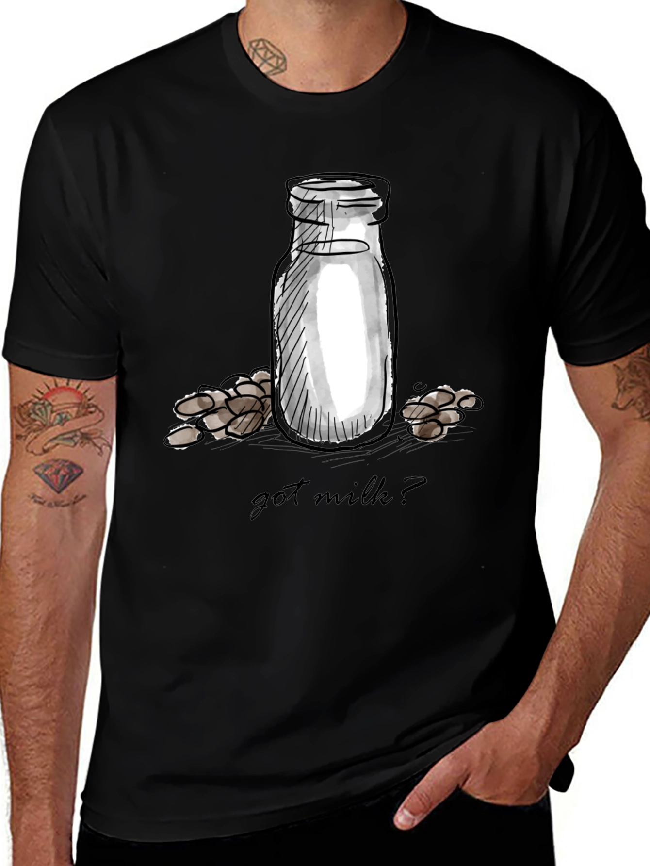 Got Milk? Graphic Tee - Quirky Comfort