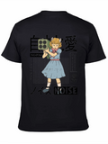 Noise Girl Graphic T-Shirt - Edgy Japanese Inspired Tee