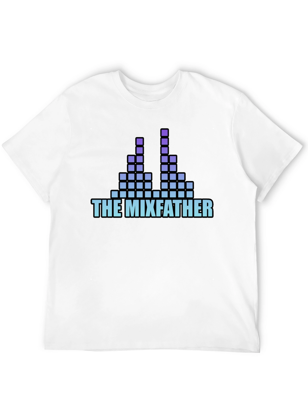 The Mixfather T-Shirt - DJ Music Pixel Art Tee