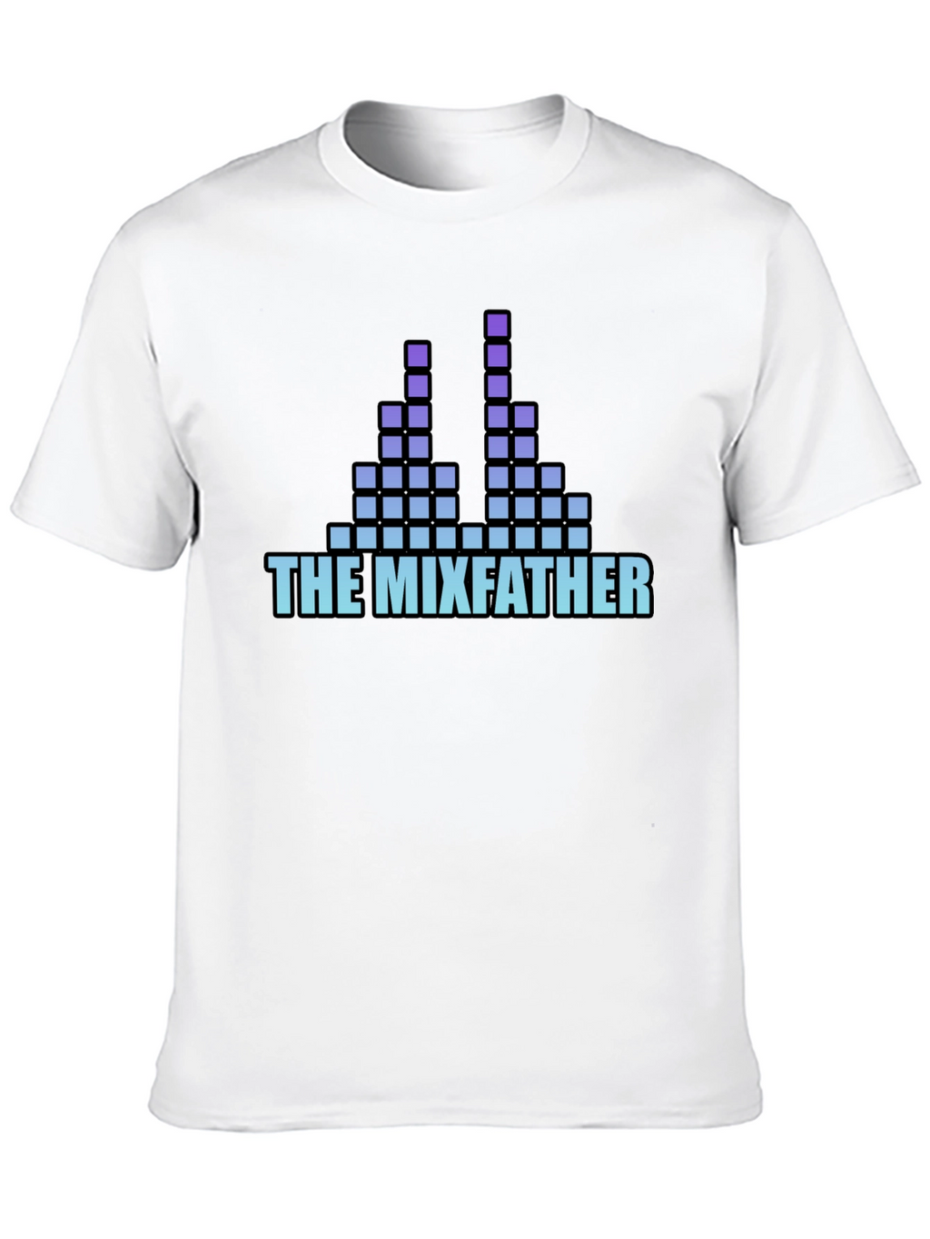 The Mixfather T-Shirt - DJ Music Pixel Art Tee