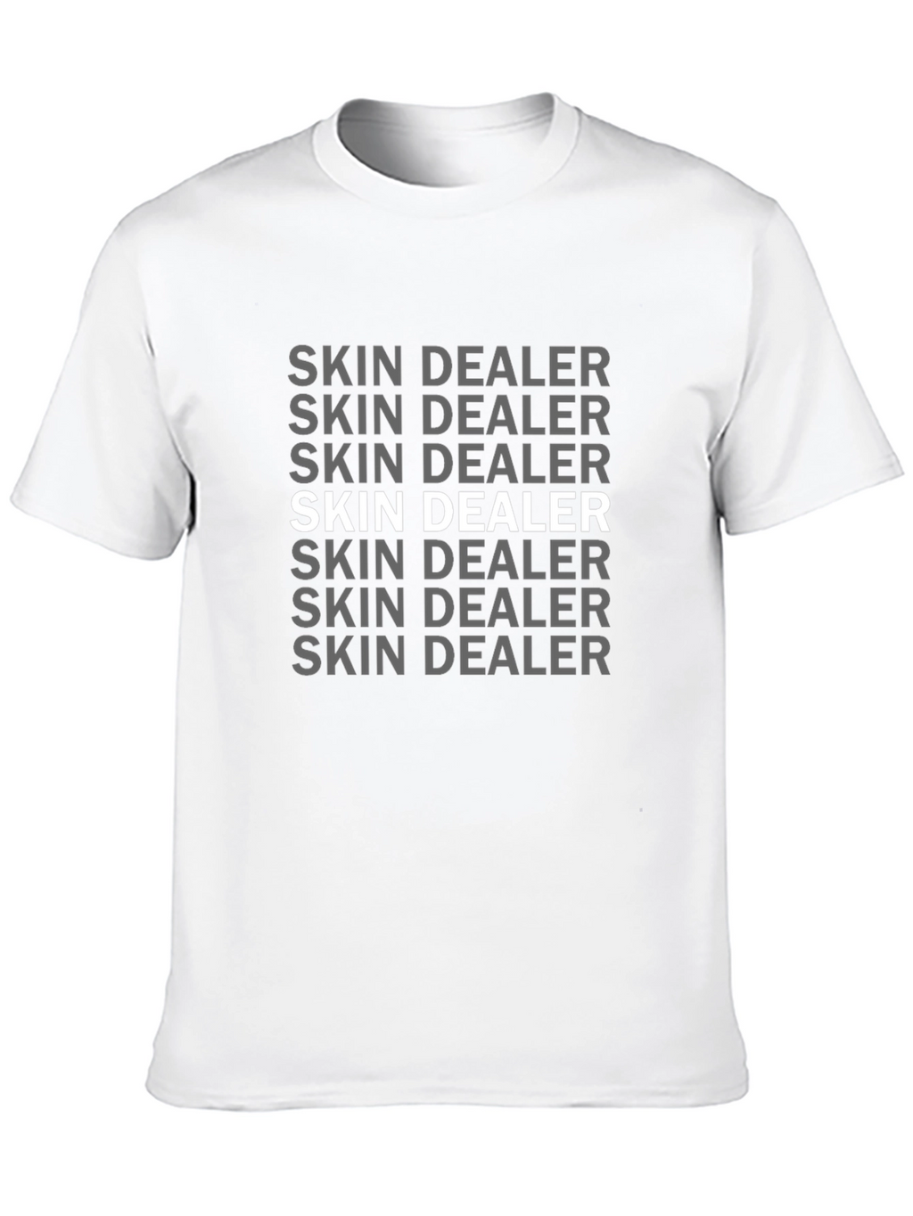 Skin Dealer Graphic Print Black T-Shirt