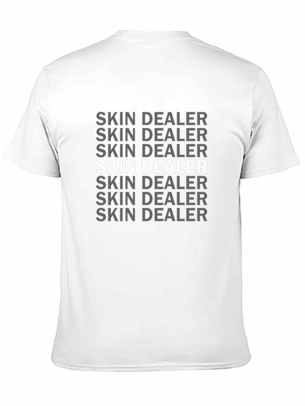 Skin Dealer Graphic Print Black T-Shirt