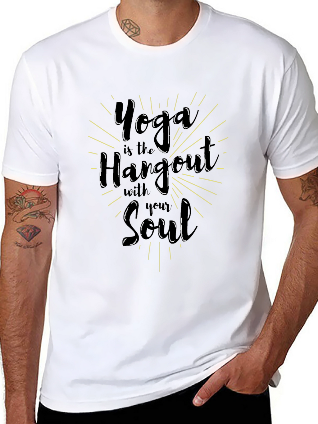 Yoga is the Hangout with your Soul Graphic Tee