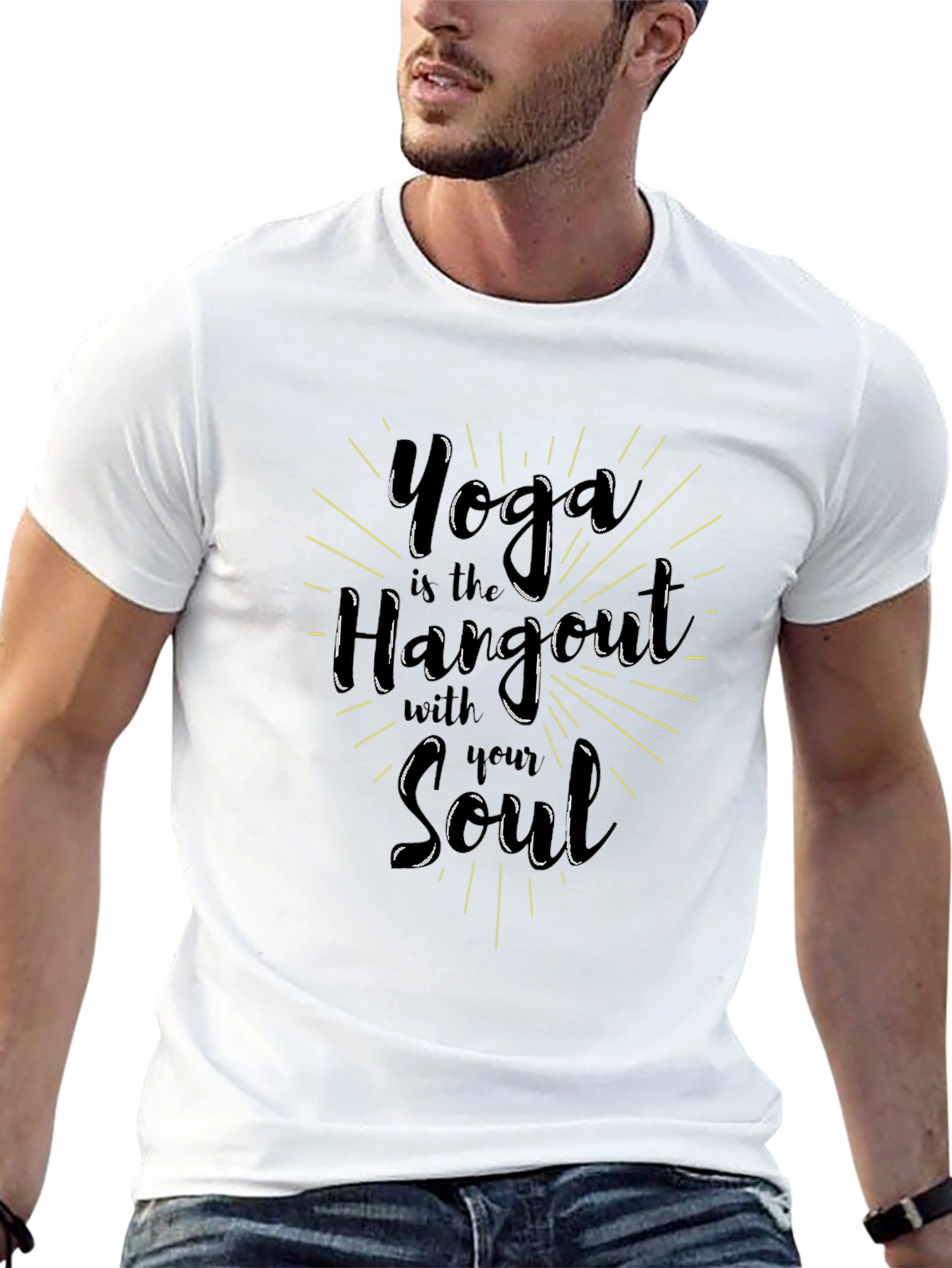 Yoga is the Hangout with your Soul Graphic Tee