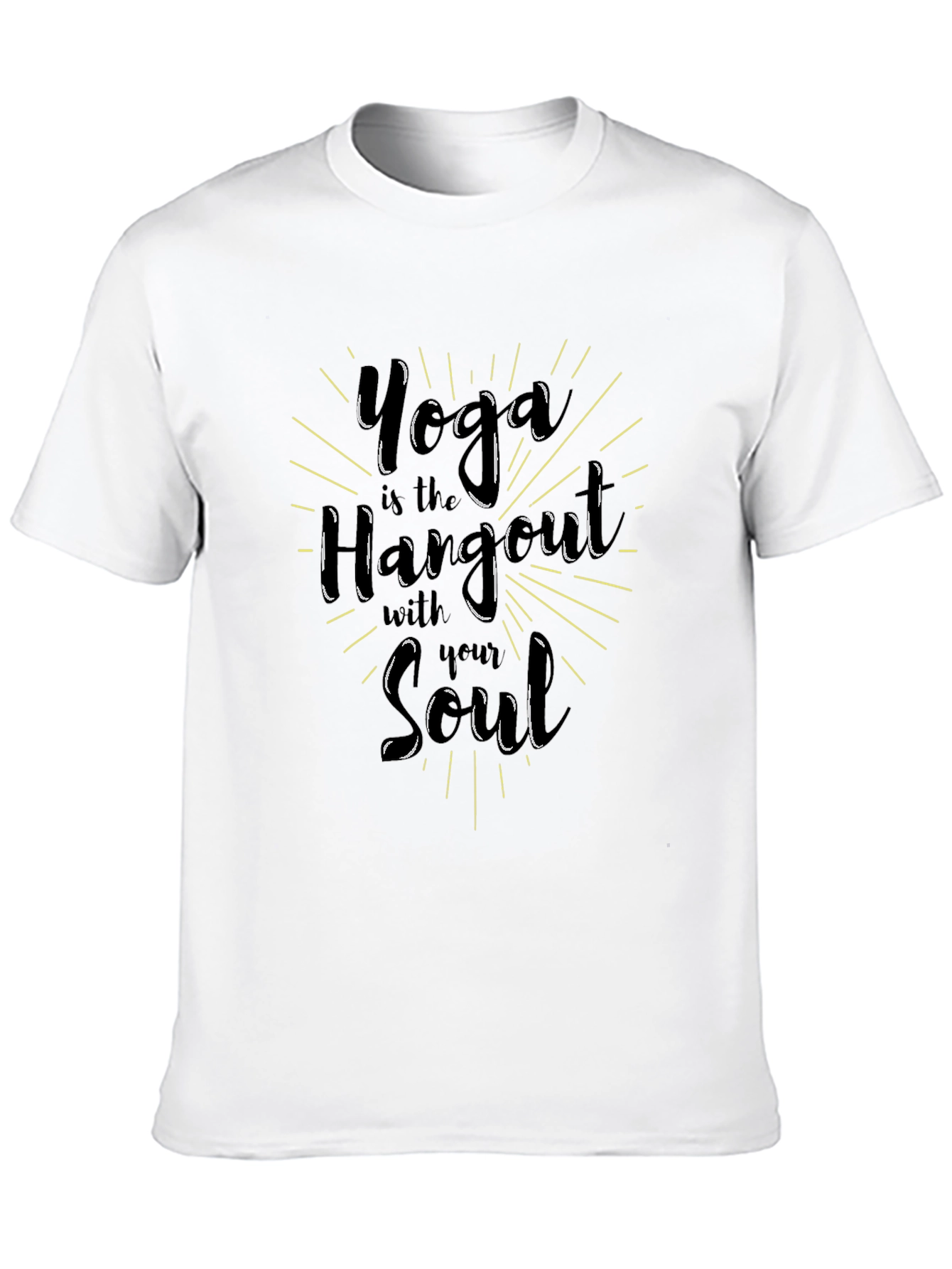 Yoga is the Hangout with your Soul Graphic Tee