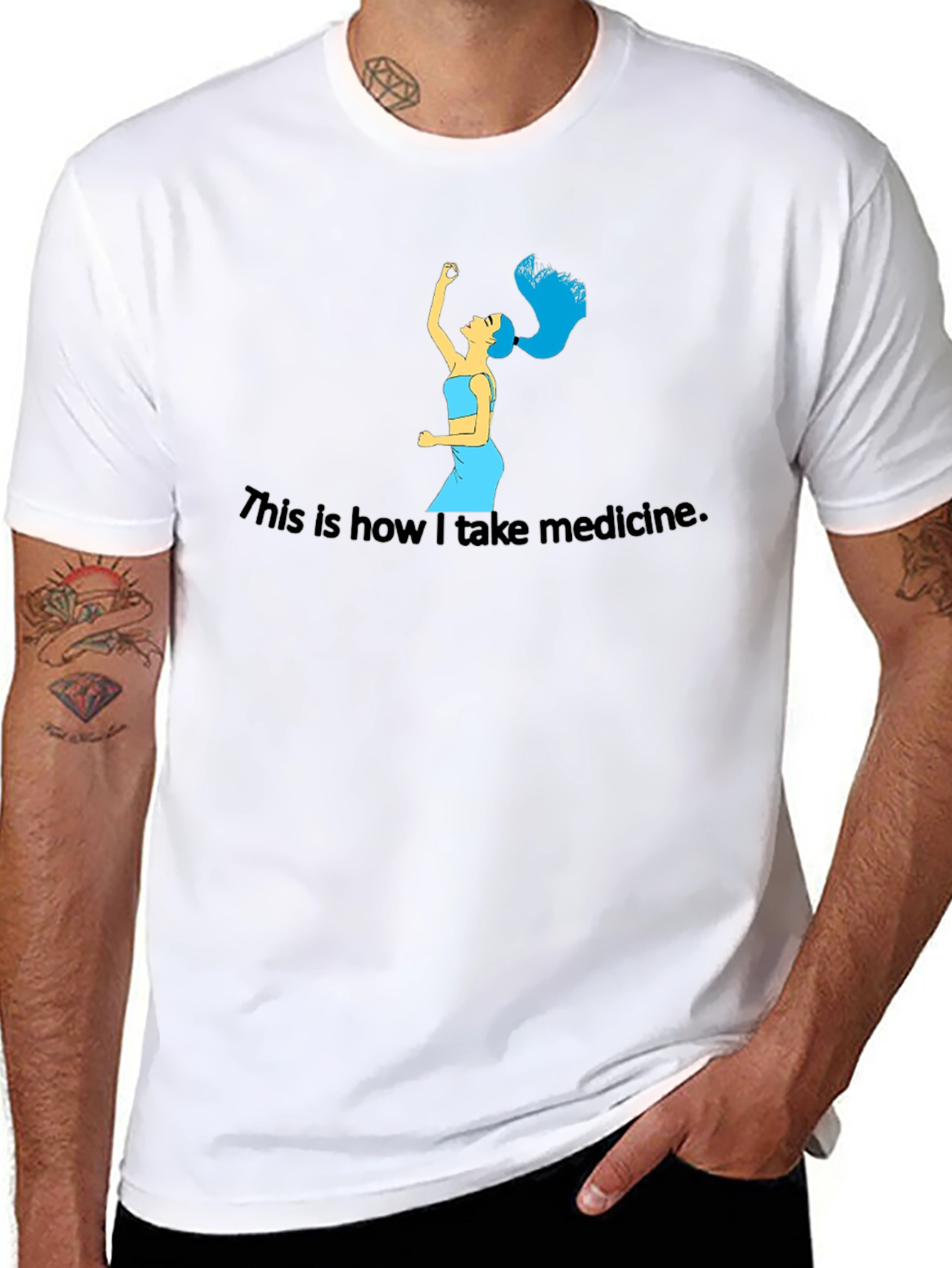 Dance Medicine Tee - Unique Graphic T-Shirt