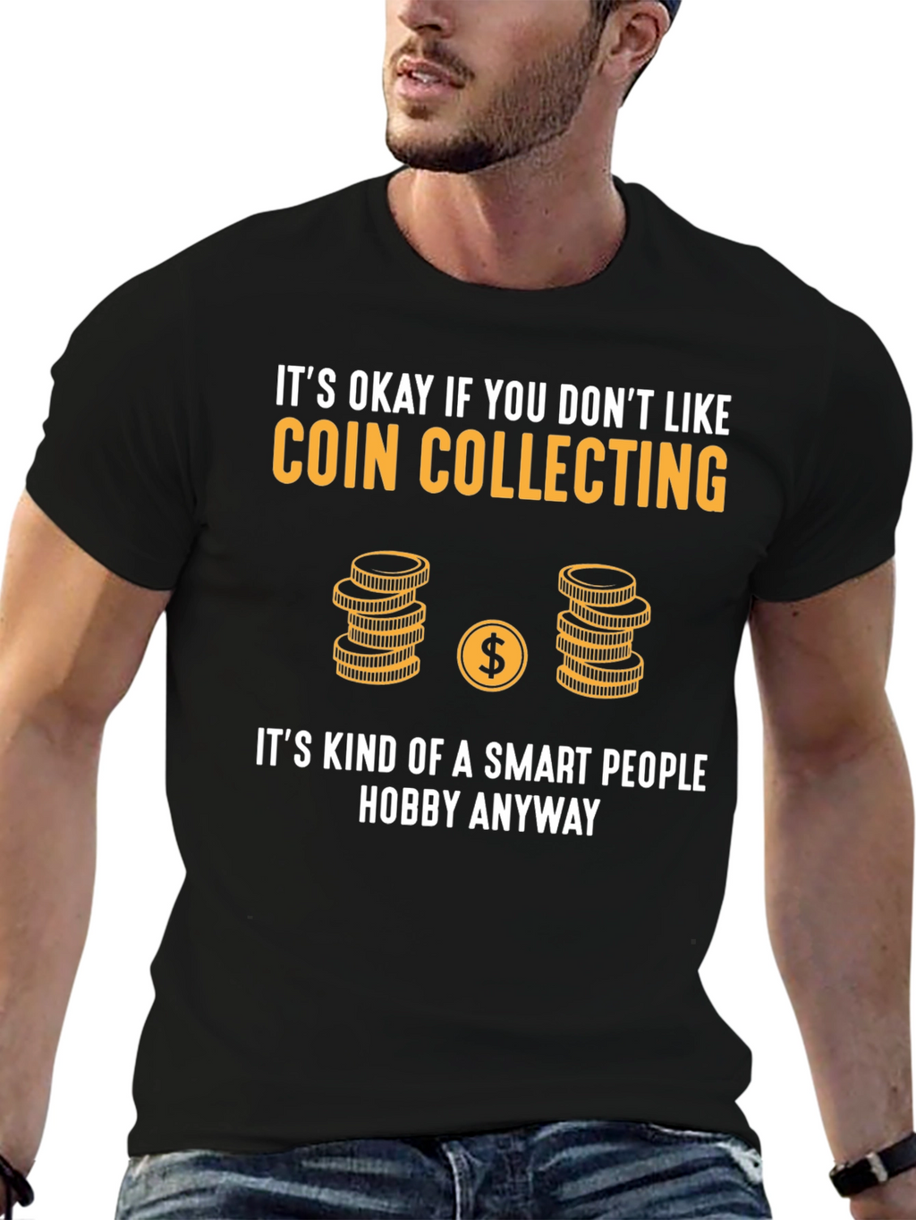 Coin Collecting Smart Hobby Tee