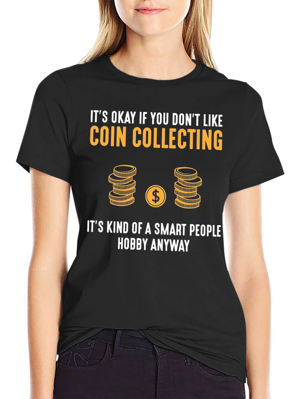 Coin Collecting Smart Hobby Tee