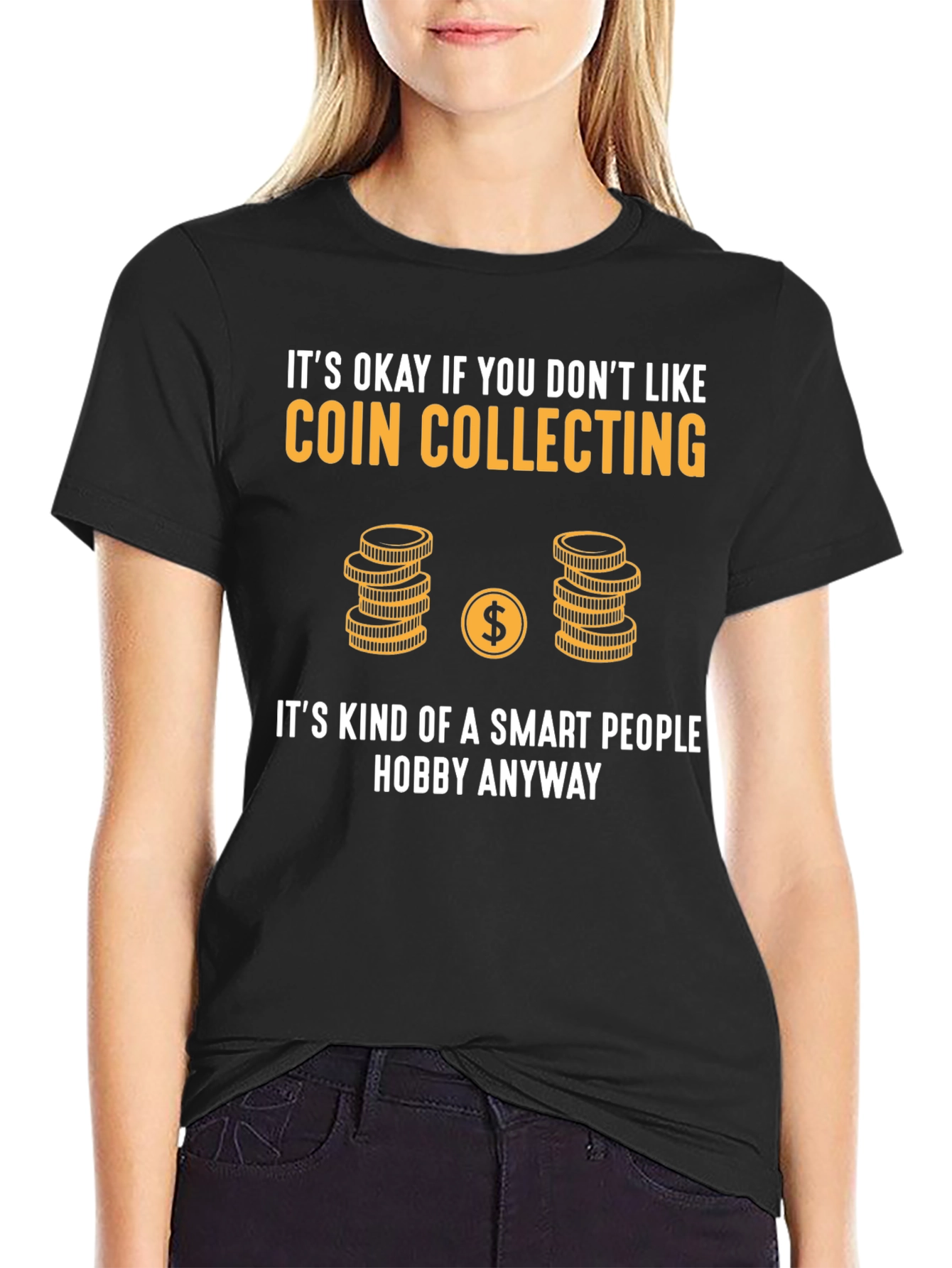 Coin Collecting Smart Hobby Tee
