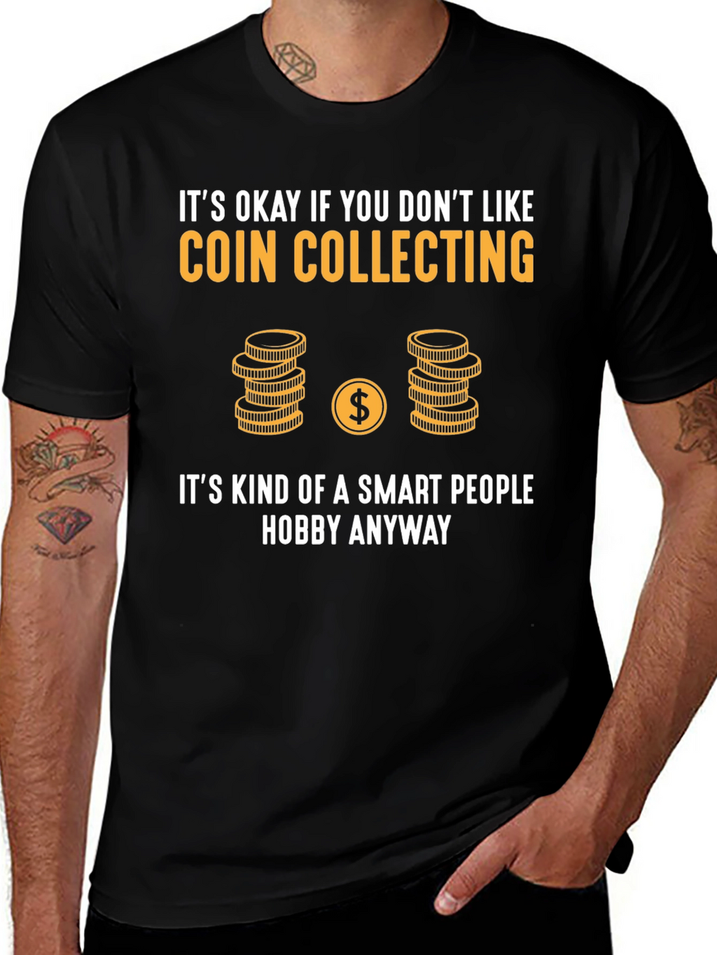 Coin Collecting Smart Hobby Tee