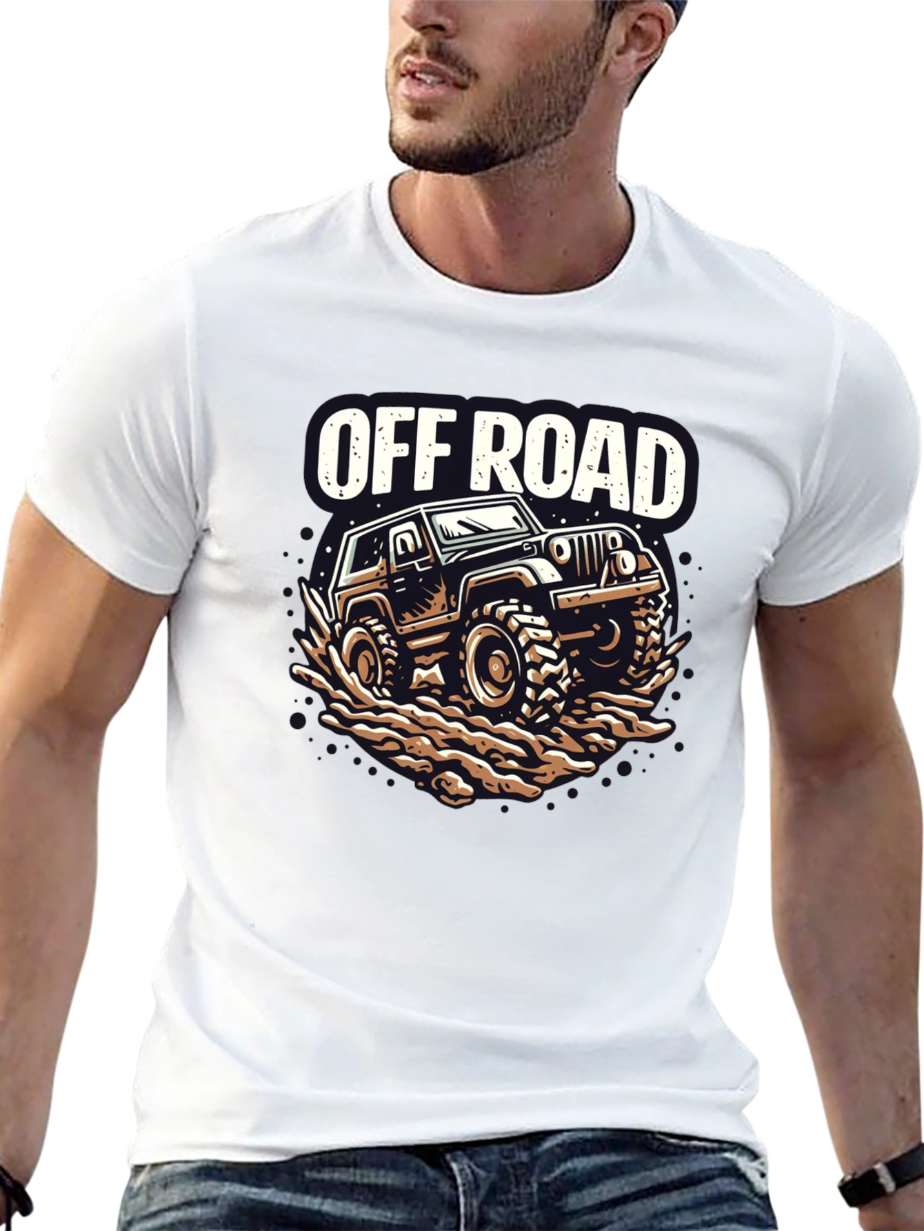 Off Road Graphic T-Shirt Black