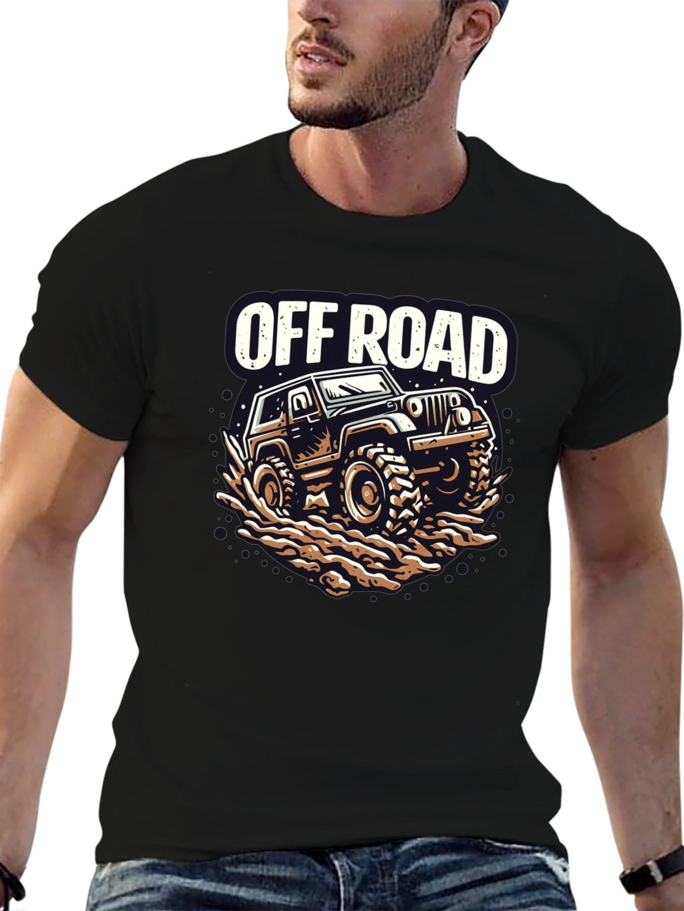 Off Road Graphic T-Shirt Black