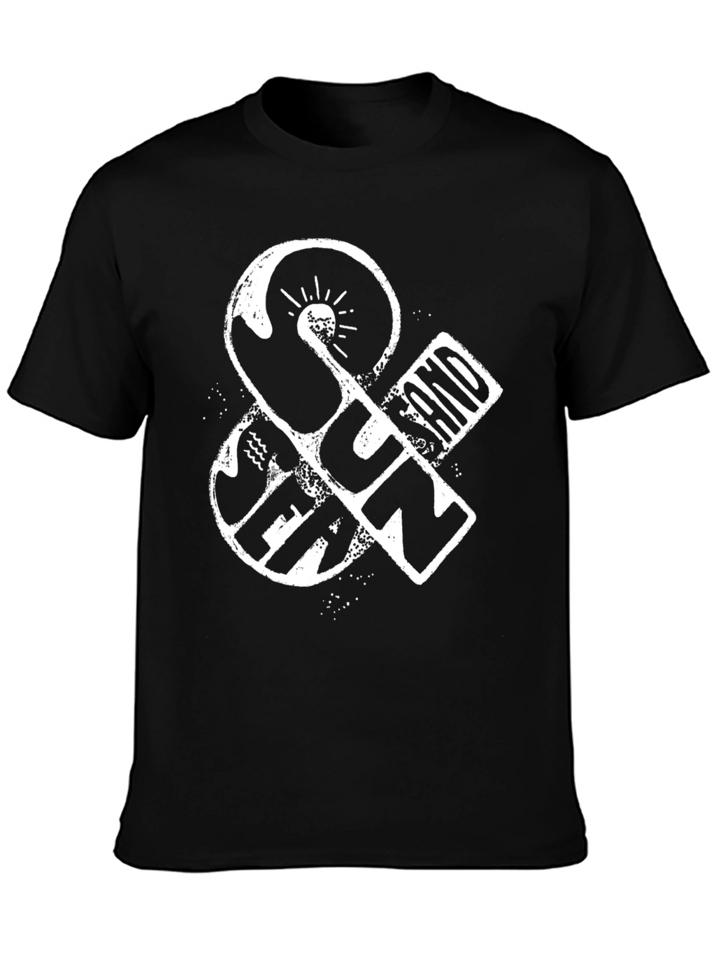 Sun & Sand Graphic T-Shirt - Black