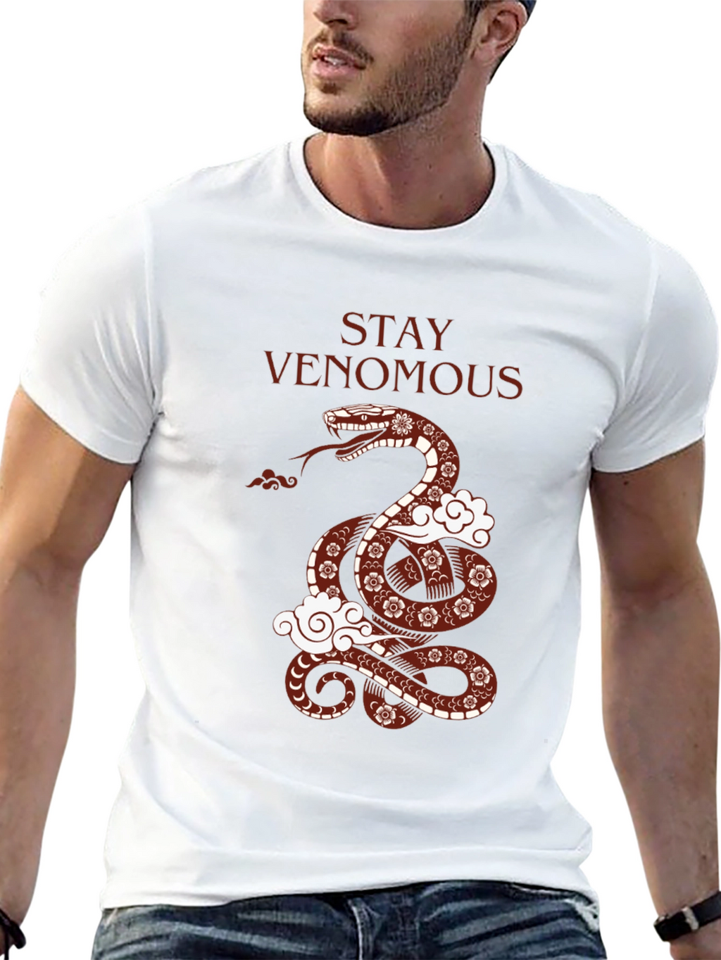 Stay Venomous Snake Graphic Tee