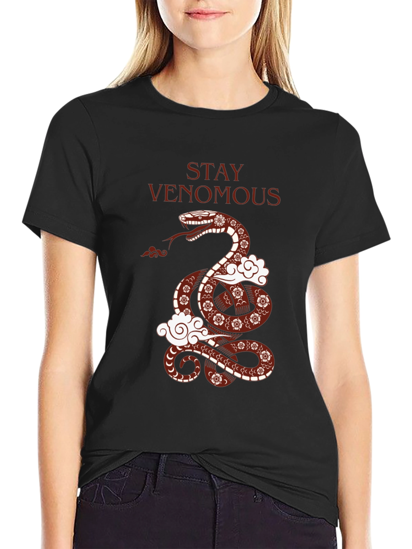 Stay Venomous Snake Graphic Tee