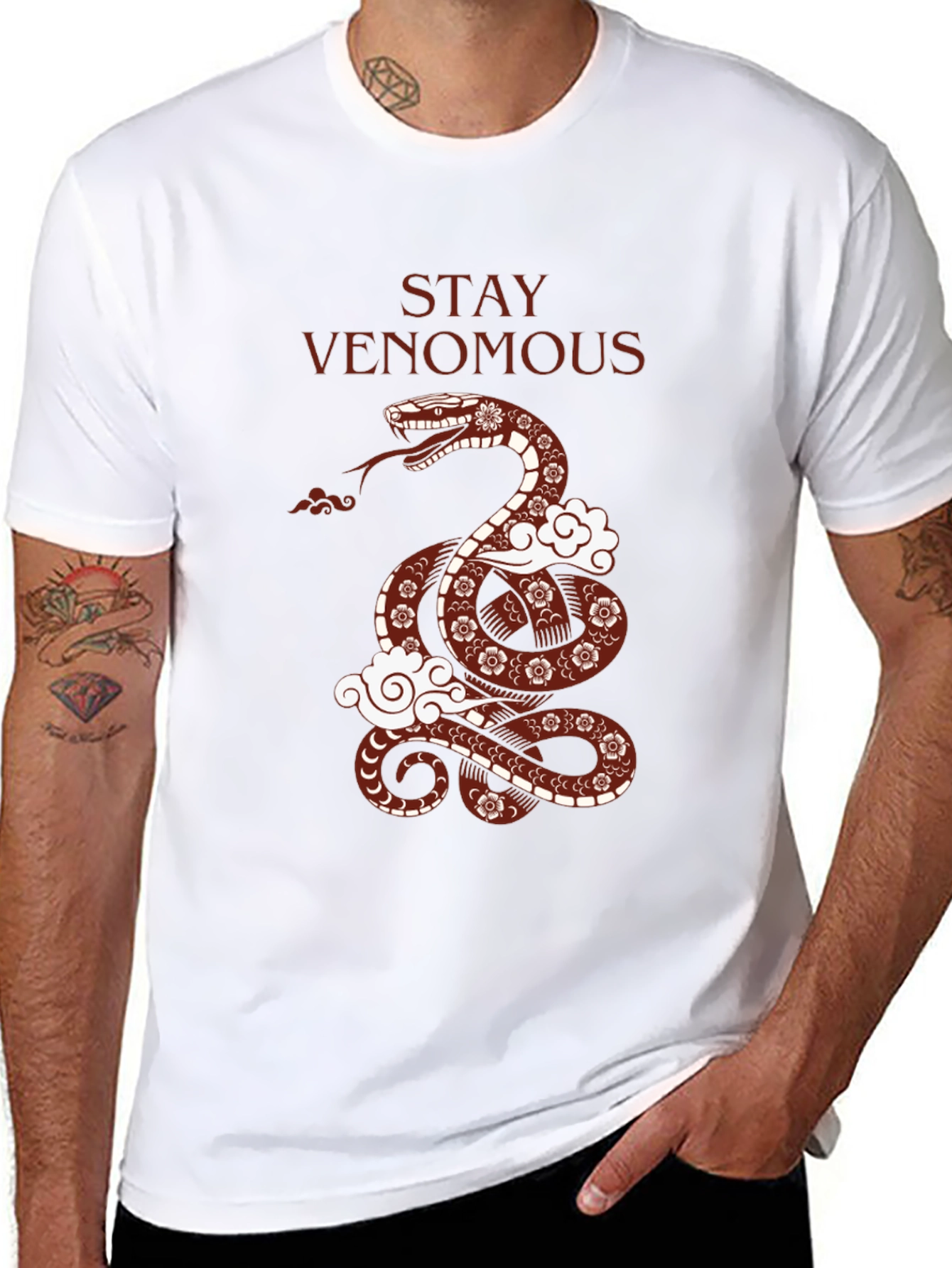 Stay Venomous Snake Graphic Tee