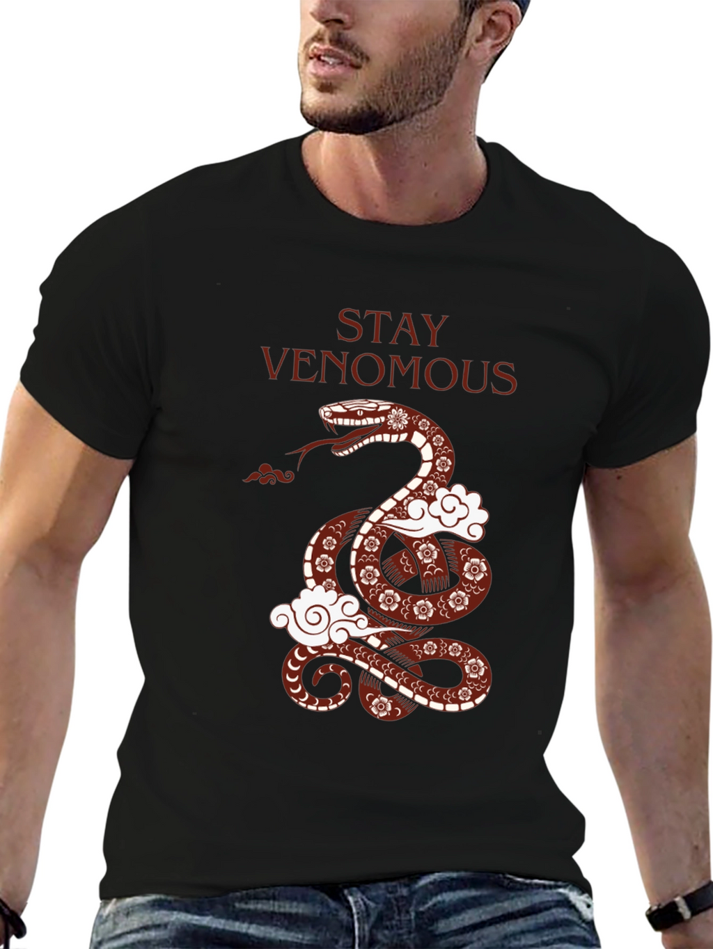Stay Venomous Snake Graphic Tee