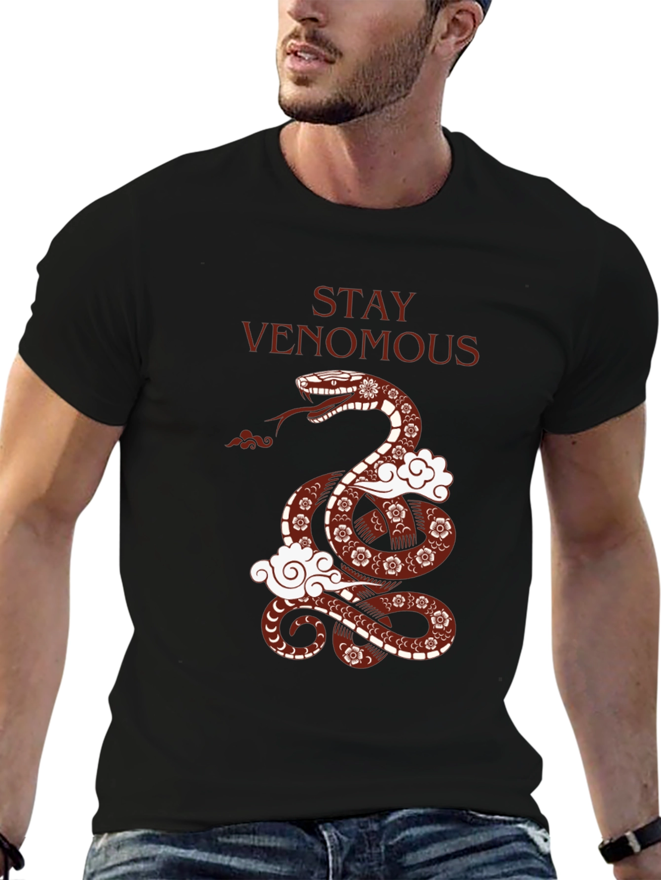 Stay Venomous Snake Graphic Tee