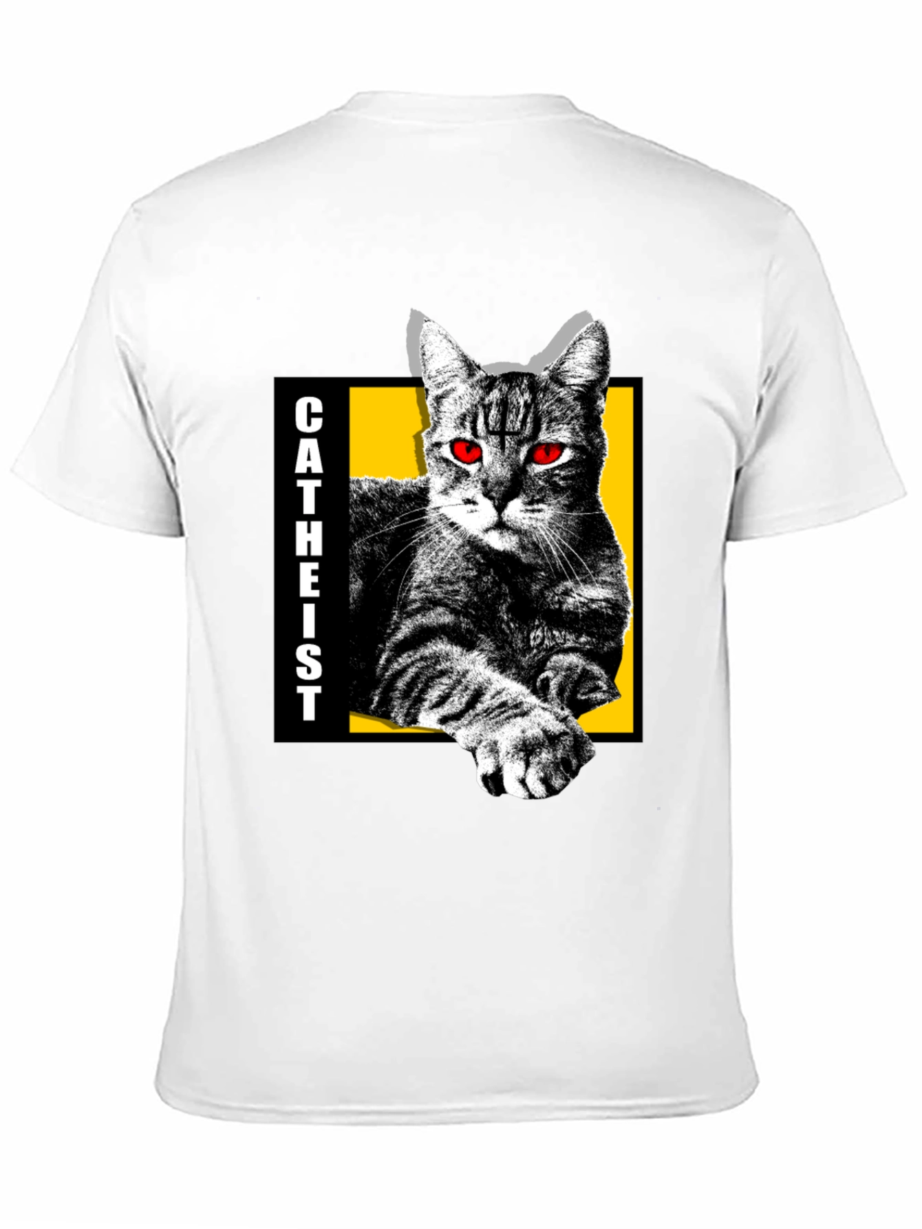 Catheist T-Shirt: Cat Lover with Edge