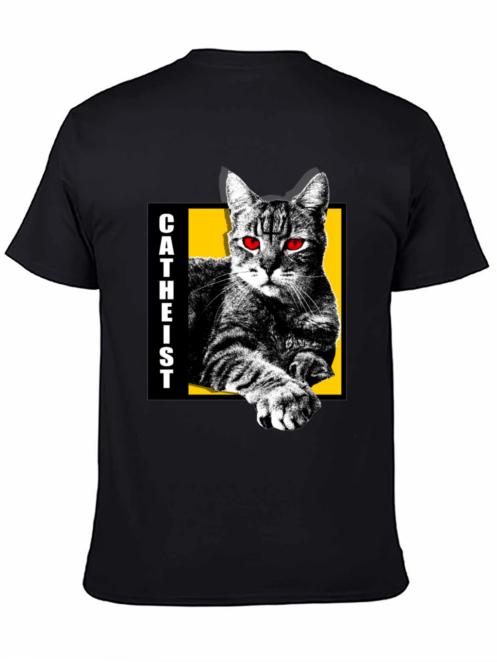 Catheist T-Shirt: Cat Lover with Edge