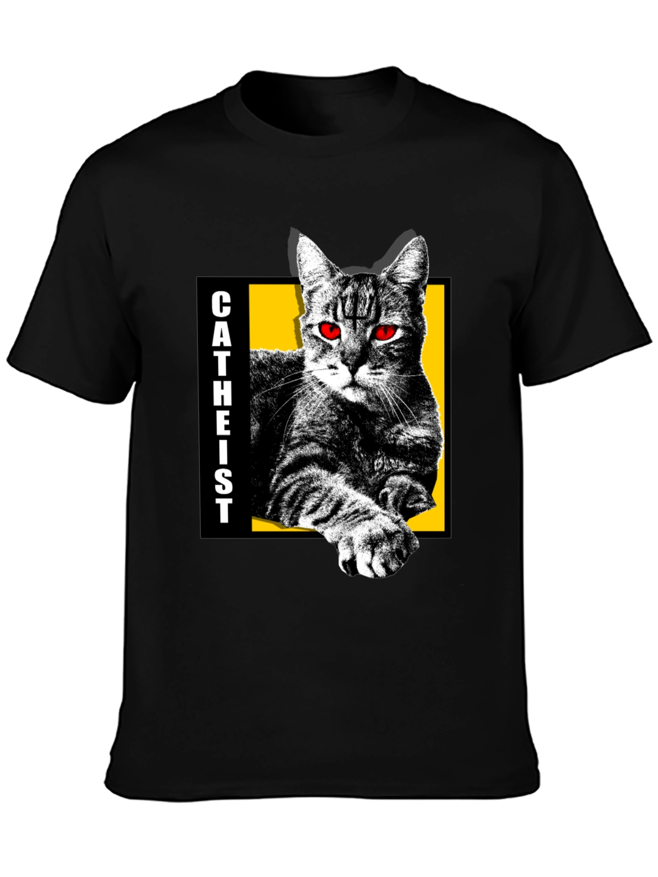 Catheist T-Shirt: Cat Lover with Edge