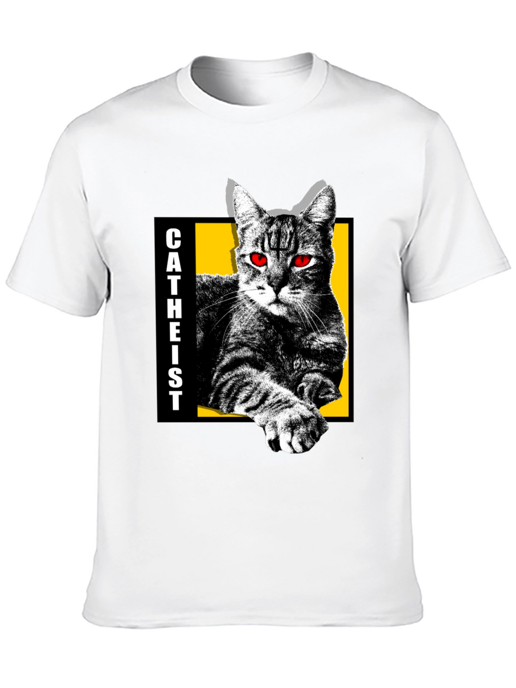 Catheist T-Shirt: Cat Lover with Edge