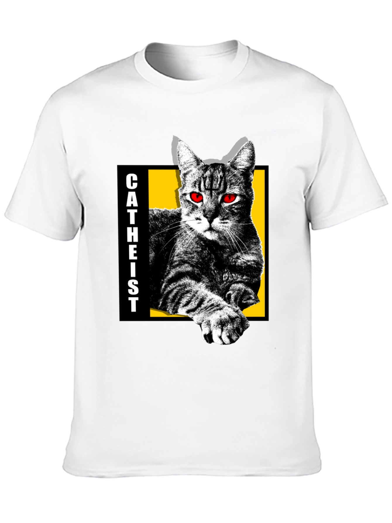 Catheist T-Shirt: Cat Lover with Edge