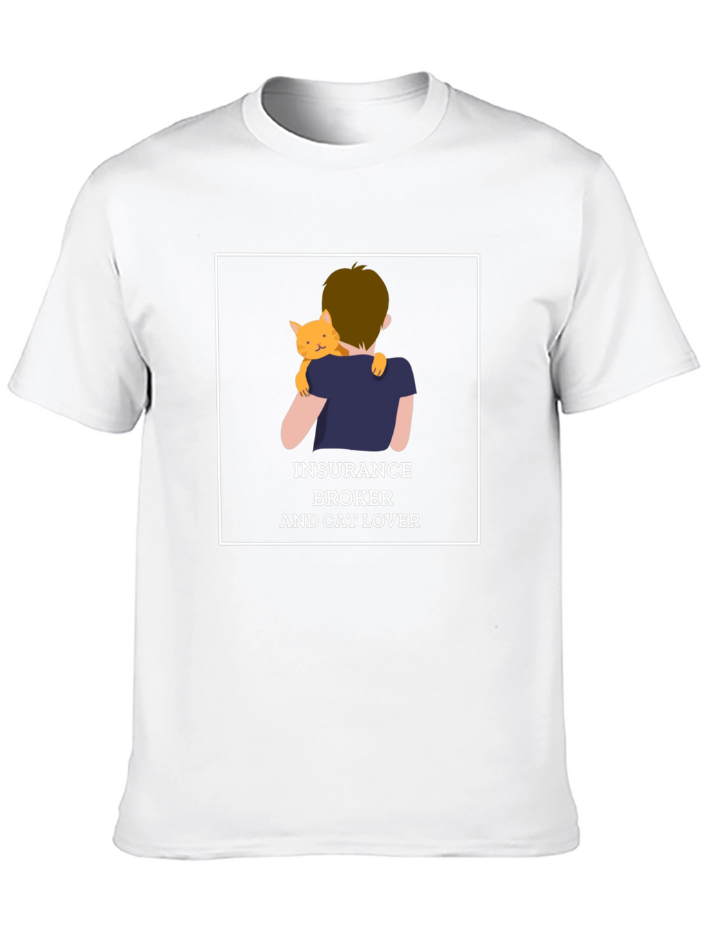 Insurance Broker & Cat Lover T-Shirt