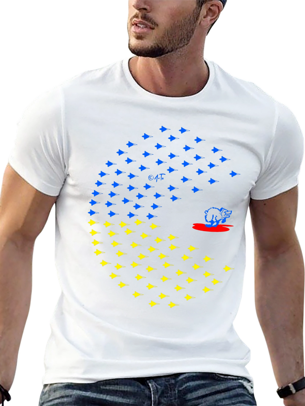 Ukraine Pac-Man T-Shirt