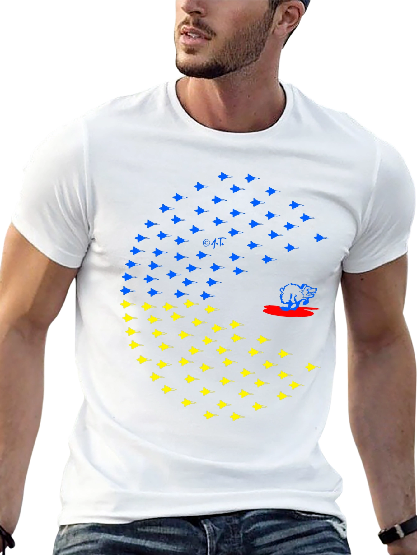 Ukraine Pac-Man T-Shirt