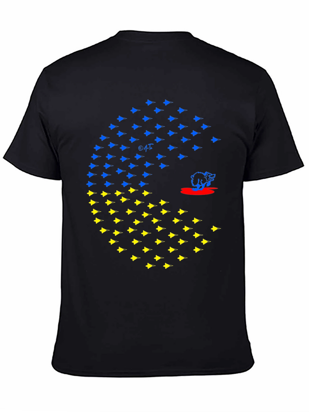 Ukraine Pac-Man T-Shirt